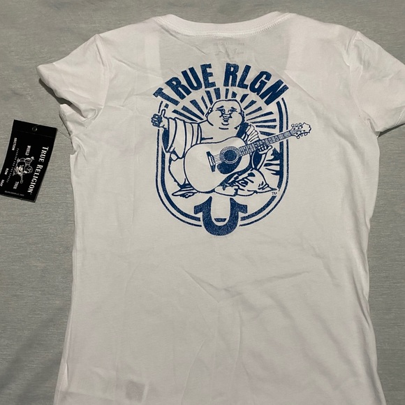 White True Religion T-shirt - Picture 2 of 2